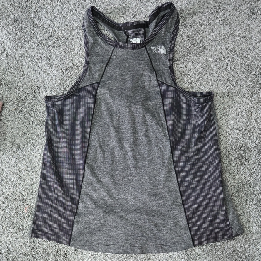 The North Face Charcoal and Black Tank Top